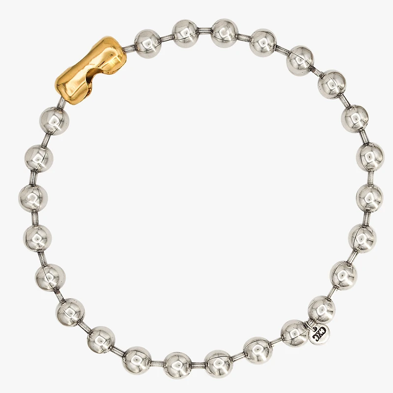 Collar Cadena Bolas Mix