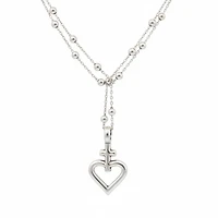 Collar Corazón Cruz