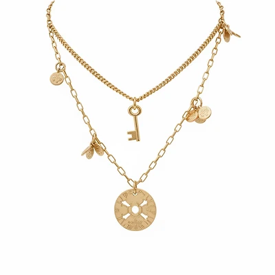 Collar Estela Monedas Multi