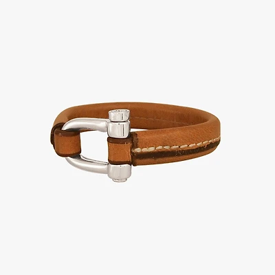 Pulsera Grillete Cuero