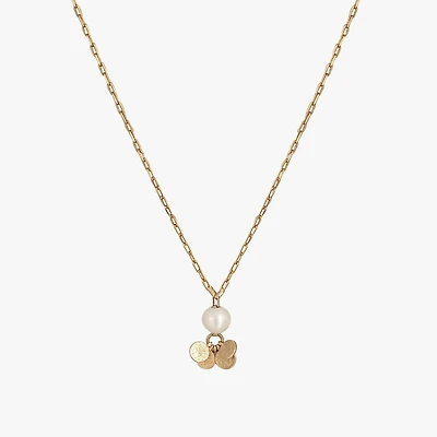 Collar Moneda Perla
