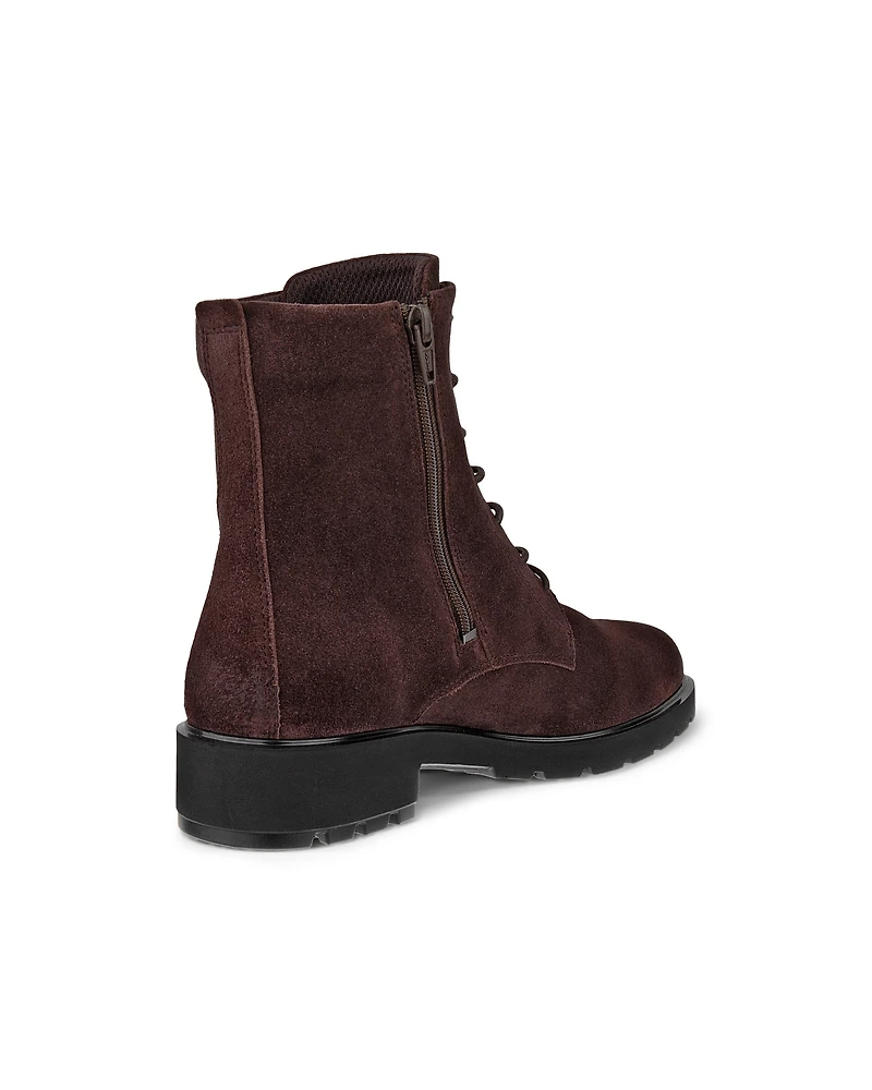 Women's ECCO® METROPOLE VIENNA Suede Lace-Up Boot