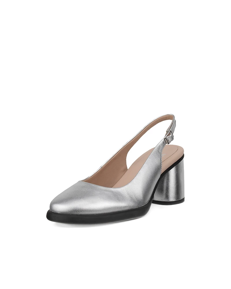 Women's ECCO® Sculpted LX 55 Leather Slingback-Heel Pump