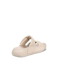 Women's ECCO® Cozmo PF Leather Two Strap Sandal