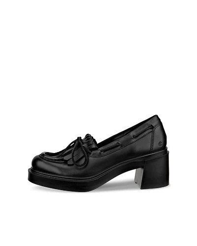 Women's ECCO® Metropole Seoul 45 Leather Heeled Loafer