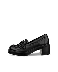 Women's ECCO® Metropole Seoul 45 Leather Heeled Loafer