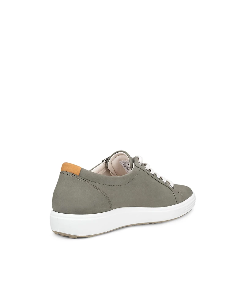 Women's ECCO® Soft 7 Nubuck Lace-Up Sneaker