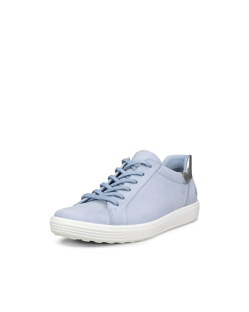 Women's ECCO® Soft 7 Nubuck Lace-Up Shoe