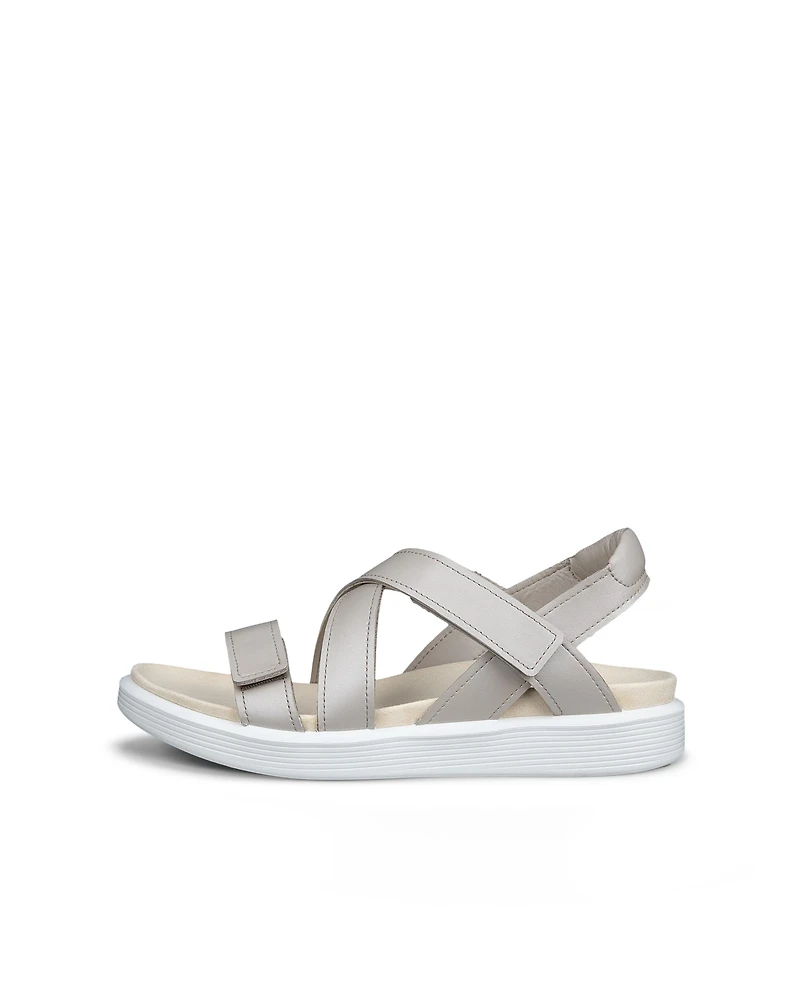 Women's ECCO® Soft Sandal Leather Two Strap Sandal