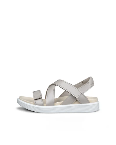 Women's ECCO® Soft Sandal Leather Two Strap Sandal