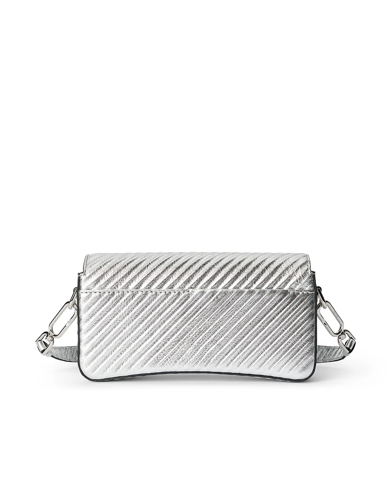 ECCO® Pinch Small Metallic Leather Shoulder Bag