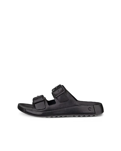 Men's ECCO® Cozmo Leather Two Strap Sandal