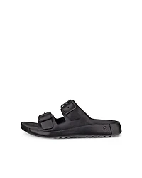 Men's ECCO® Cozmo Leather Two Strap Sandal