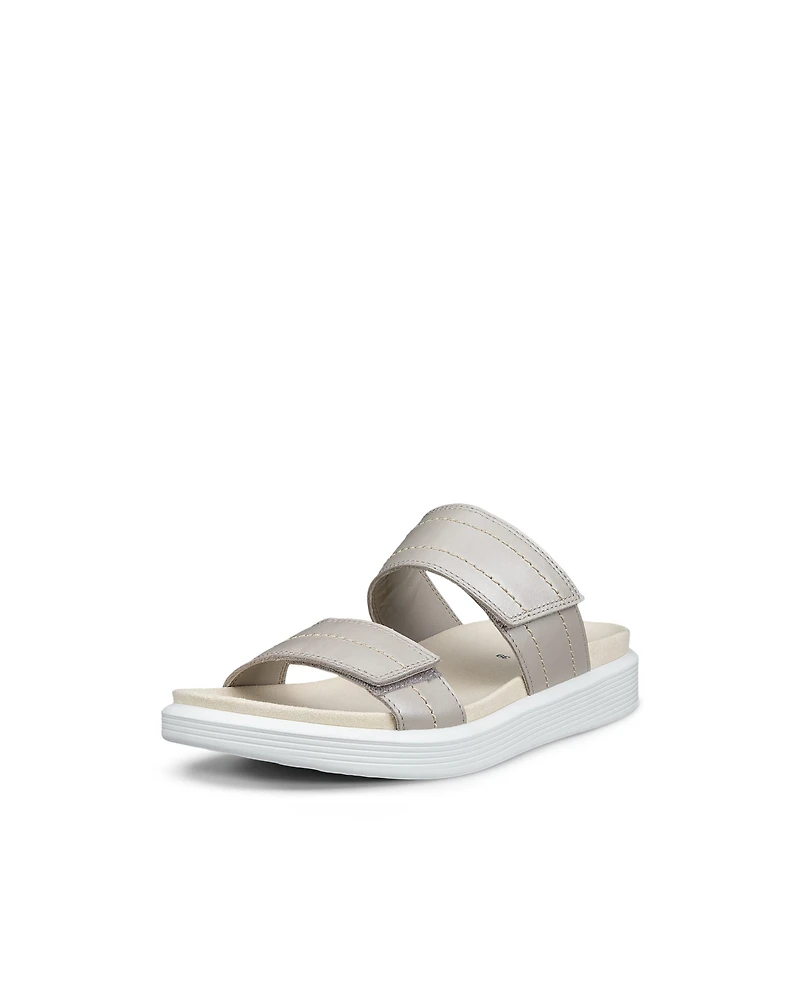 Women's ECCO® Soft Sandal Leather Slide Sandal
