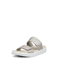 Women's ECCO® Soft Sandal Leather Slide Sandal