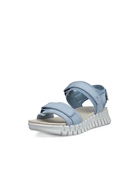 Women's ECCO® Gruuv Sol Nubuck Heeled Sandal