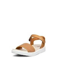Women's ECCO® Soft Sandal Nubuck Two Strap Sandal