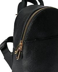 ECCO® Round Pack Pebbled Leather Backpack