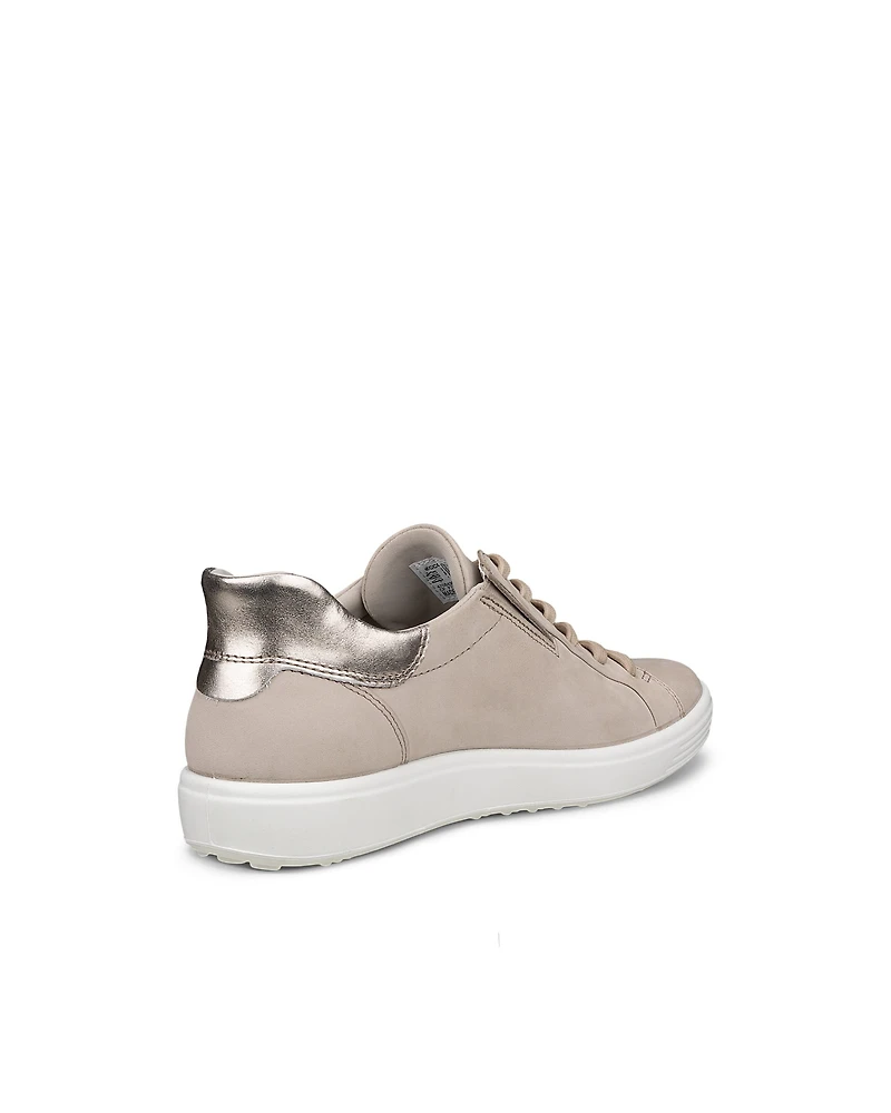 Women's ECCO® Soft 7 Nubuck Lace-Up Shoe