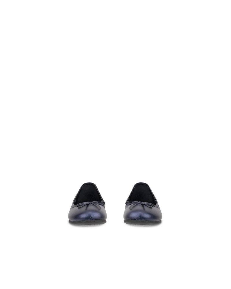 Kids' ECCO® Anine Leather Ballerina Flat