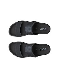 Women's ECCO® Soft Sandal Leather Slide Sandal