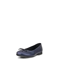 Kids' ECCO® Anine Leather Ballerina Flat