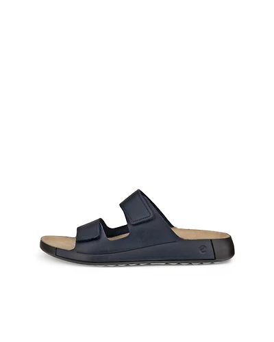 Men's ECCO® Cozmo Nubuck Two Strap Sandal