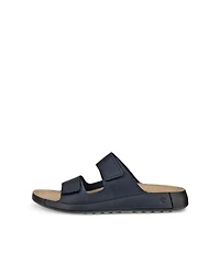 Men's ECCO® Cozmo Nubuck Two Strap Sandal