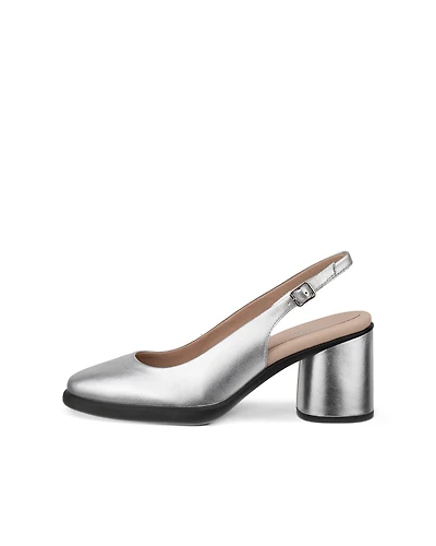 Women's ECCO® Sculpted LX 55 Leather Slingback-Heel Pump
