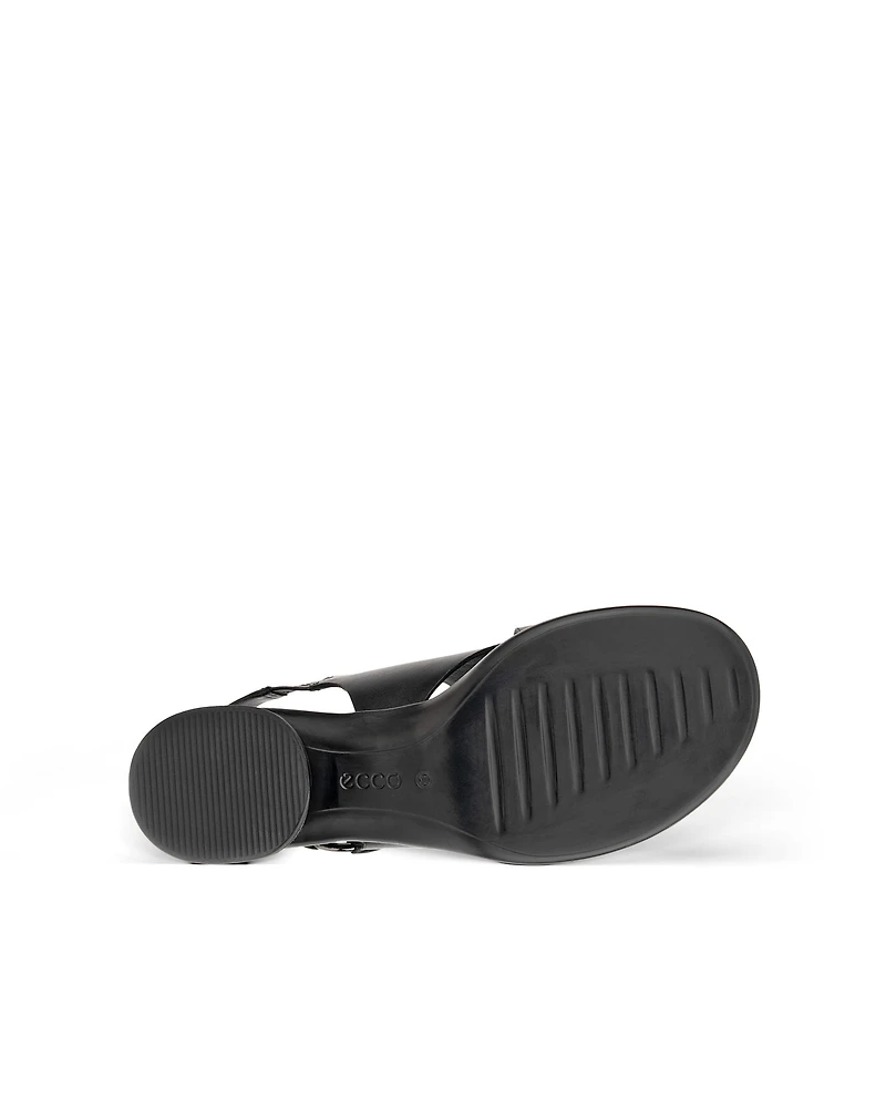 Women's ECCO® Metropole Seoul Leather Heeled Slingback Sandal