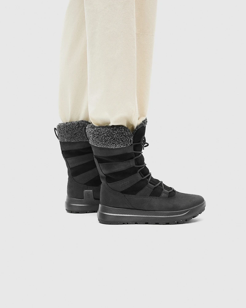 Women's ECCO® Solice Nubuck Waterproof Winter Boot