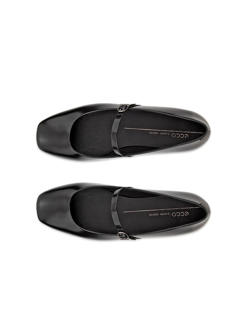 Women's ECCO® Margot Leather Mary Jane Flat