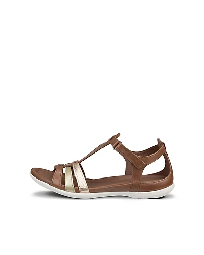 Women's ECCO® Flash Leather T-Bar Sandal