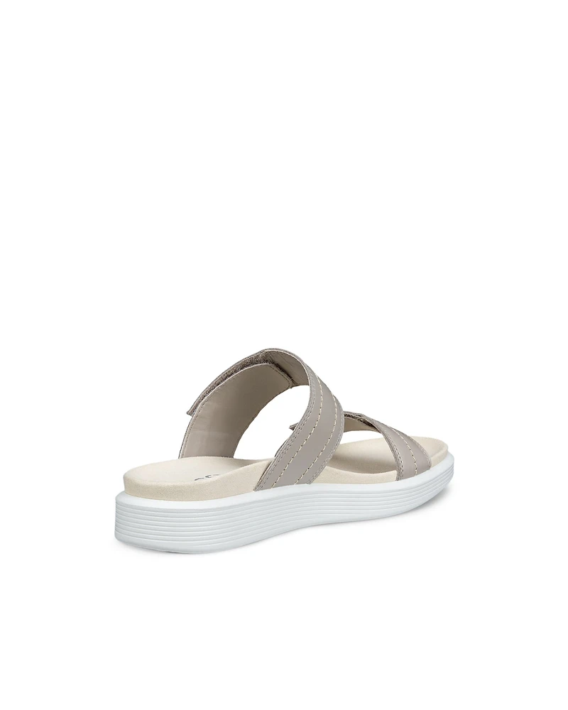 Women's ECCO® Soft Sandal Leather Slide Sandal