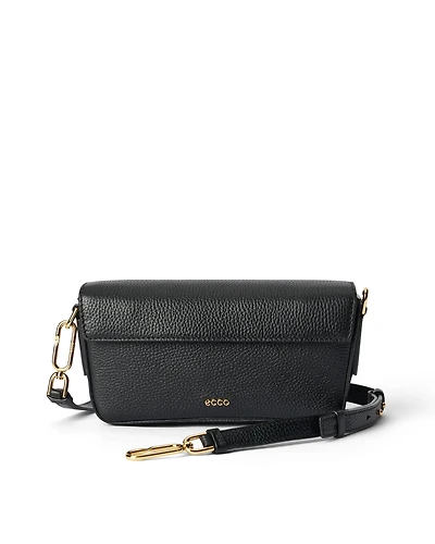 ECCO® Pinch Pebbled Leather Medium Crossbody Bag