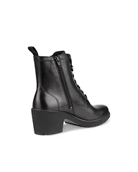 Women's ECCO® Metropole Zurich Leather Lace-Up Mid-Cut Boot