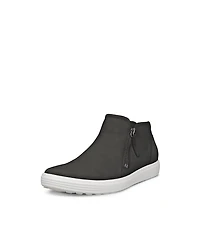 Women's ECCO® Soft 7 Nubuck Zip Bootie