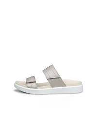 Women's ECCO® Soft Sandal Leather Slide Sandal