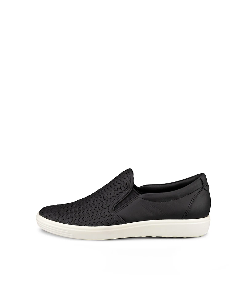 Women's ECCO® Soft 7 Leather Slip-On Sneaker