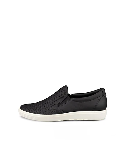 Women's ECCO® Soft 7 Leather Slip-On Sneaker