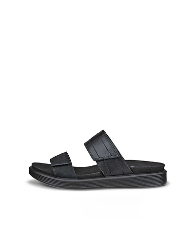 Women's ECCO® Soft Sandal Leather Slide Sandal