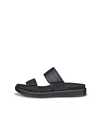 Women's ECCO® Soft Sandal Leather Slide Sandal