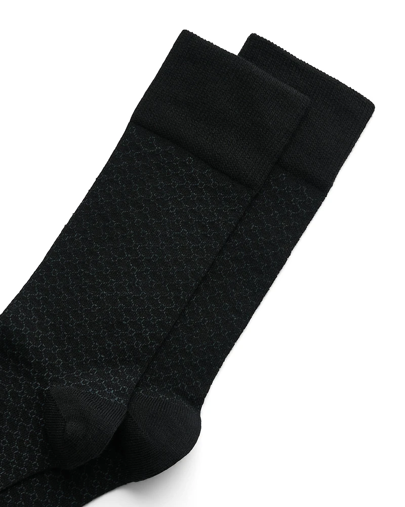 Men's ECCO® Classic Honeycomb Mid-Cut Socks