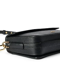 ECCO® Pinch Pebbled Leather Medium Crossbody Bag