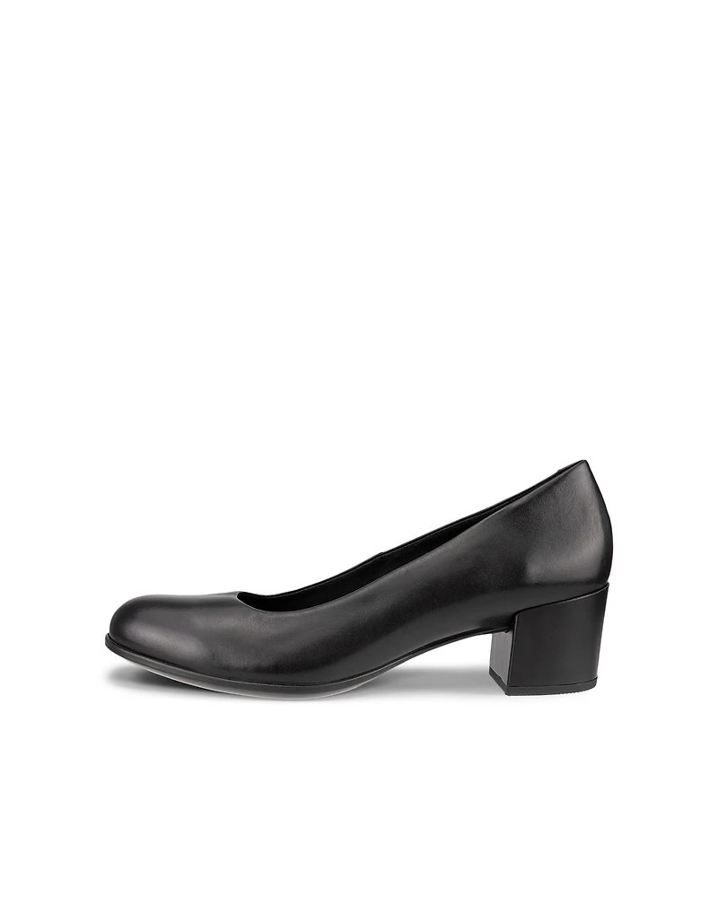 Women's ECCO® Dress Classic 35 Leather Block-Heeled Pump