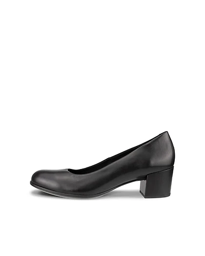 Women's ECCO® Dress Classic 35 Leather Block-Heeled Pump
