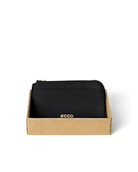 Women's ECCO® Zipped Pebbled Leather Card Case