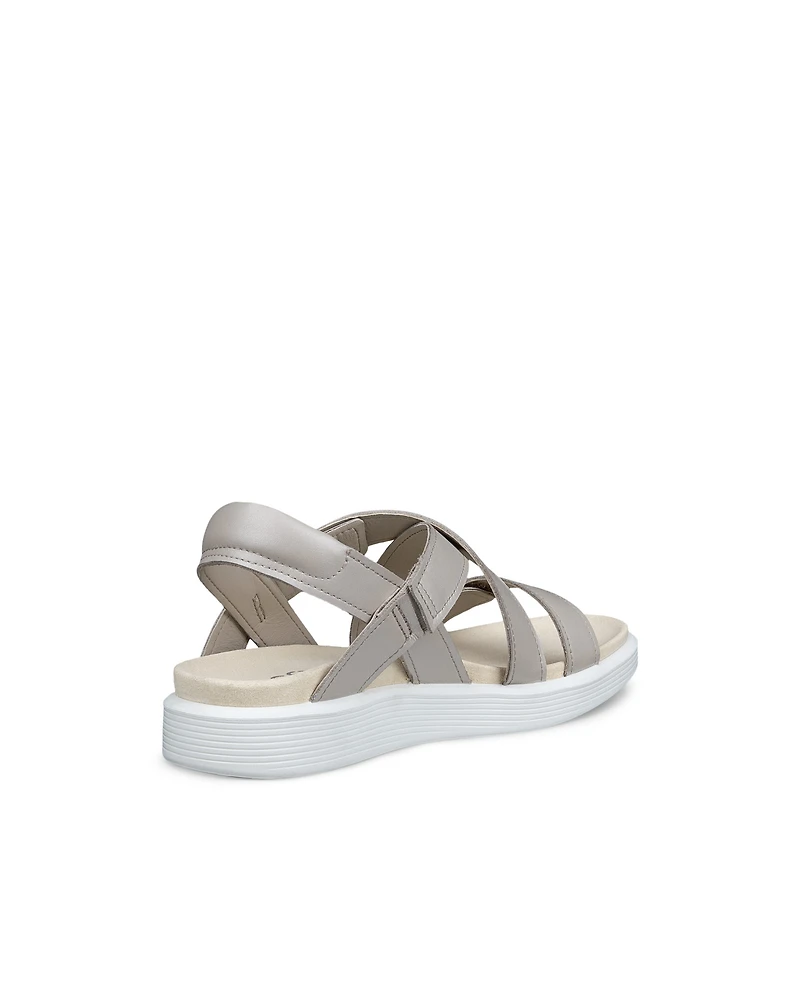 Women's ECCO® Soft Sandal Leather Two Strap Sandal