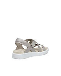 Women's ECCO® Soft Sandal Leather Two Strap Sandal