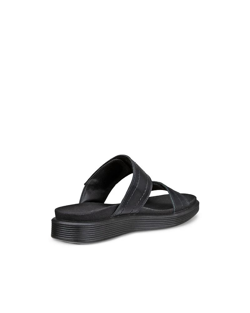 Women's ECCO® Soft Sandal Leather Slide Sandal